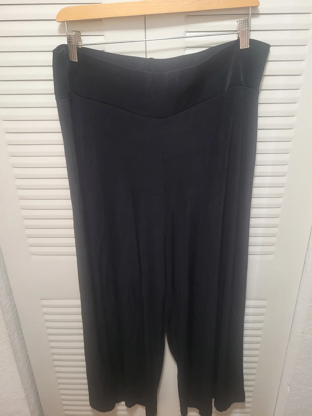Soft Surroundings Black Wide-Leg Palazzo Pants - Picture 1 of 5